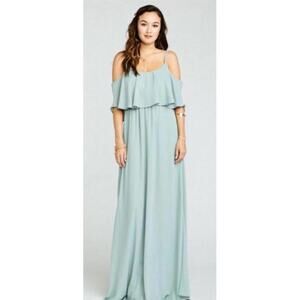 Show Me Your Mumu Sage Green Maxi Gown